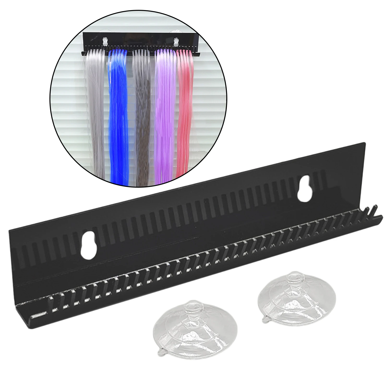 Профессиональный акриловый держатель для парикмахерской вешалка волос