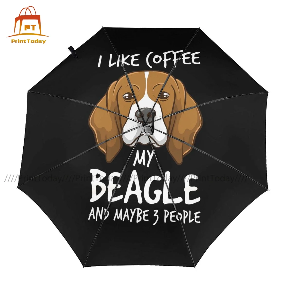 

Beagle Puppy Umbrella Elegant UV Protection Umbrella Auto Design Portable Rain Umbrella