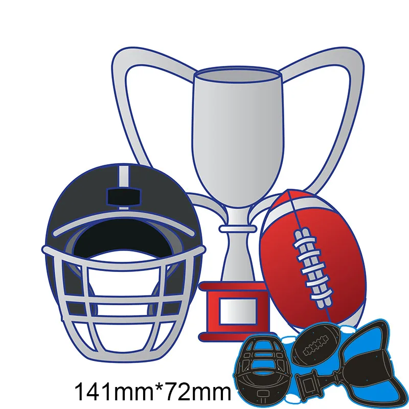 

Metal Cutting Dies Baseball honor new for decor card DIY Scrapbooking stencil Paper Album template Dies 141*72mm