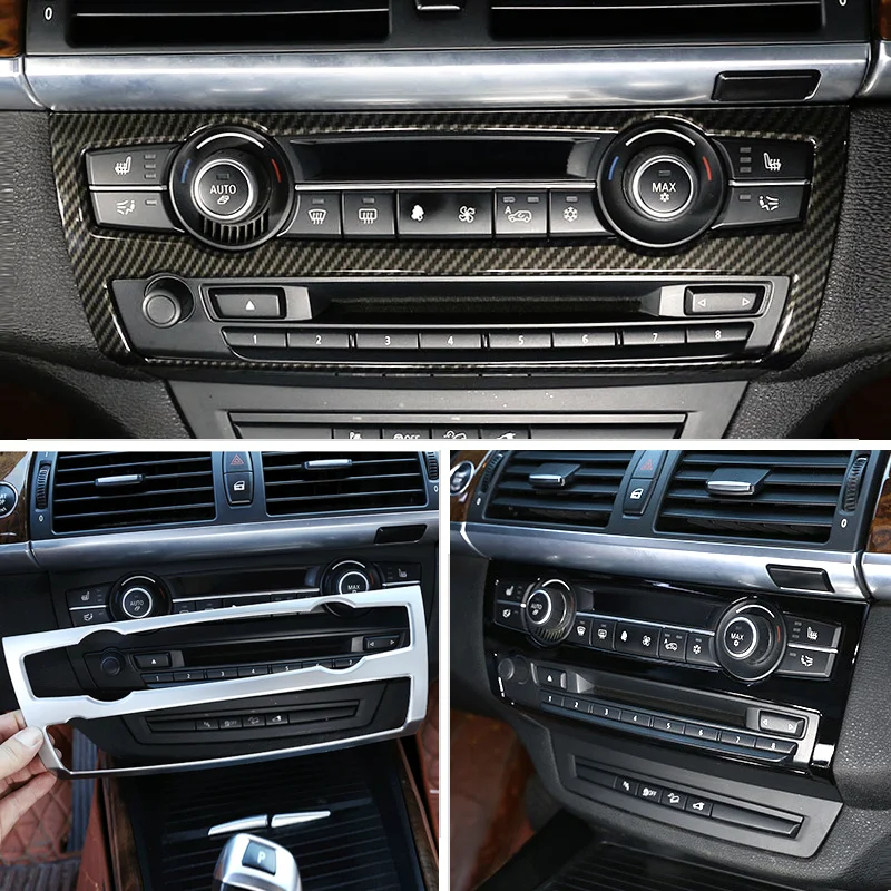 Для BMW X5 X6 E70 E7 2007 - 2013 Центральная панель управления салона автомобиля кондиционер