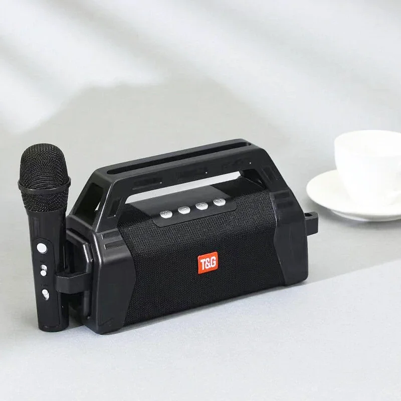 Уличная портативная Bluetooth Колонка сабвуфер беспроводной караоке квадратный