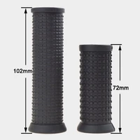 2pcs bike bicycle long short handlebar grips for twisting shifter mtb parts anti slip soft tpr rubber bicycle parts accessories