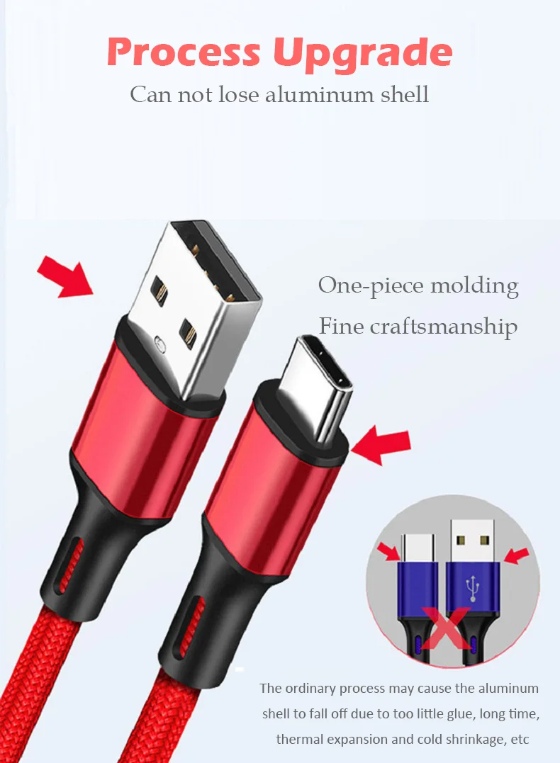 3 в 1 USB кабель для мобильного телефона Micro usb type C кабель зарядного устройства для Android iPhone зарядный кабель Micro USB шнур зарядного устройства
