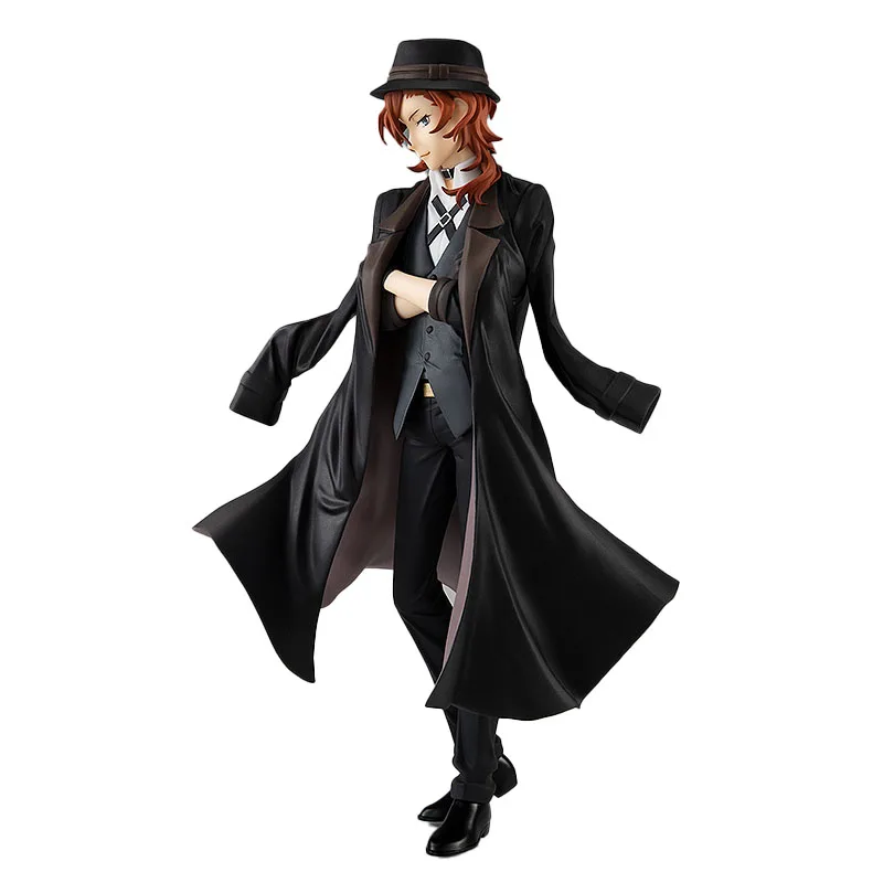 

In Voorraad Anime Figuur Zwerfhonden Periferie Nakahara Chuuya Figurine Collection Ornamenten Pvc Model Speelgoed Marionet