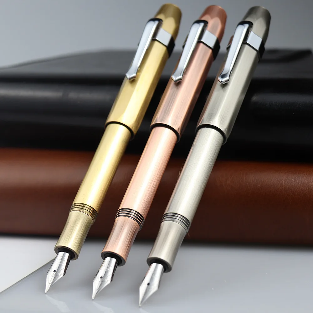 

Vintage Brass Fountain Pen Exquisite Gift Fountain Pen 0.5MM