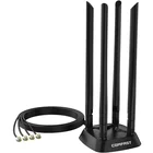 4 * 6dBi 2,4 5,8 ГГц Внешняя антенна кабель приема сигнала для PCIE Настольный Wi-Fi адаптер AX200 карта беспроводной маршрутизатор AP