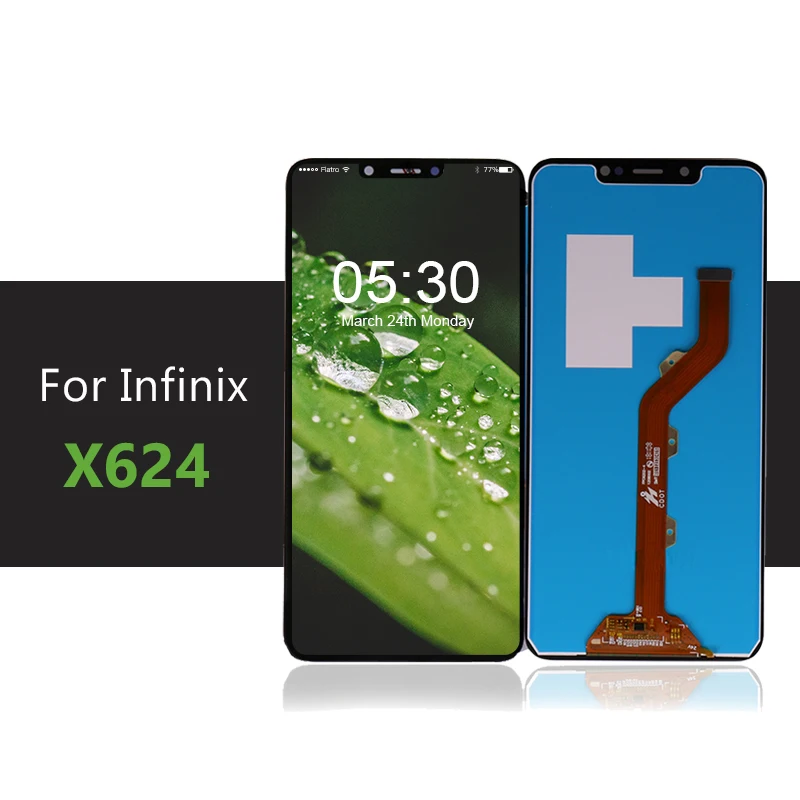 Для Infinix Hot 7x624 ЖК дисплей кодирующий преобразователь сенсорного экрана в сборе