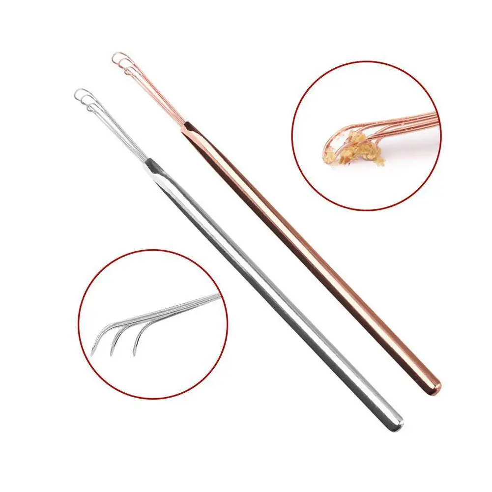 

Steel Digging Ear Muffs Portable Wax Remover Curette Cleaner Durable Ear Cleaners Spoon Health Care Tools 1pc