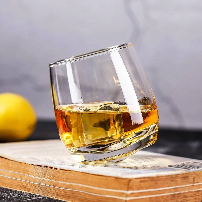 

European-style Creative Transparent Glass Creative Whiskey Foreign Wine Glass Beer Does Not Pour A Colorful Six-ling Cup Mug