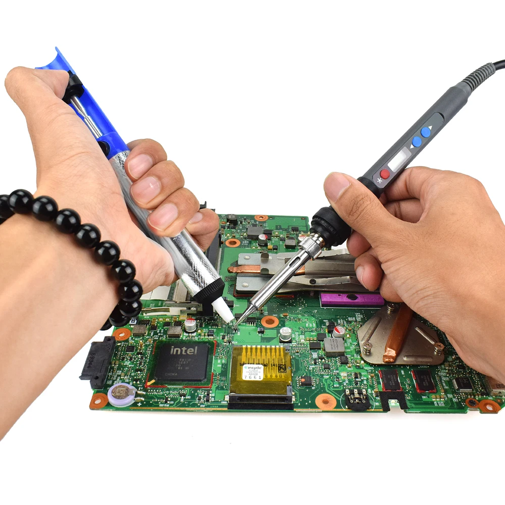 Вакуумный насос для распайки NEWACALOX присоска пайки и удаления припоя | Инструменты