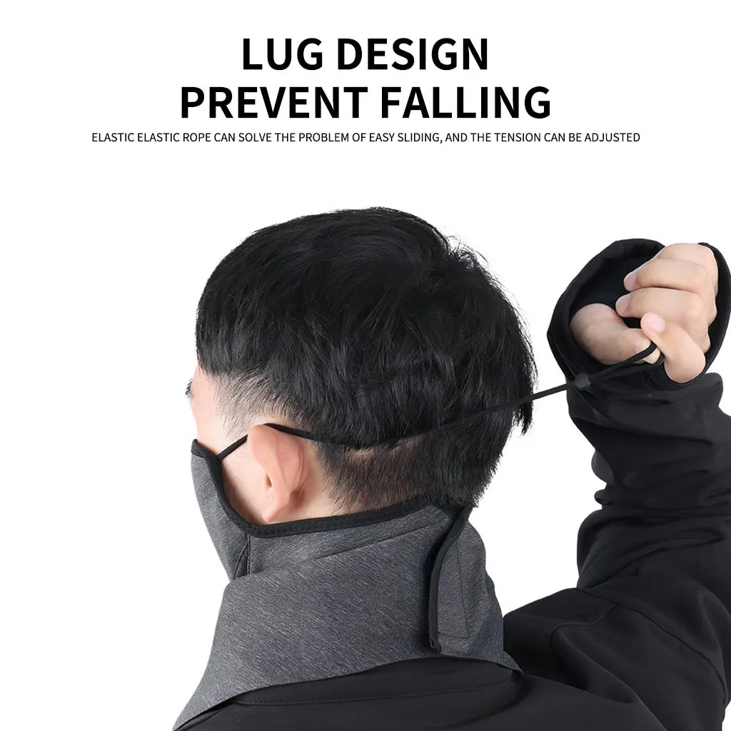 

Winter Riding Mask Wind And Cold Protection Scarf Plus Velvet Mask Ski Warmth Face Protection Motorcycle