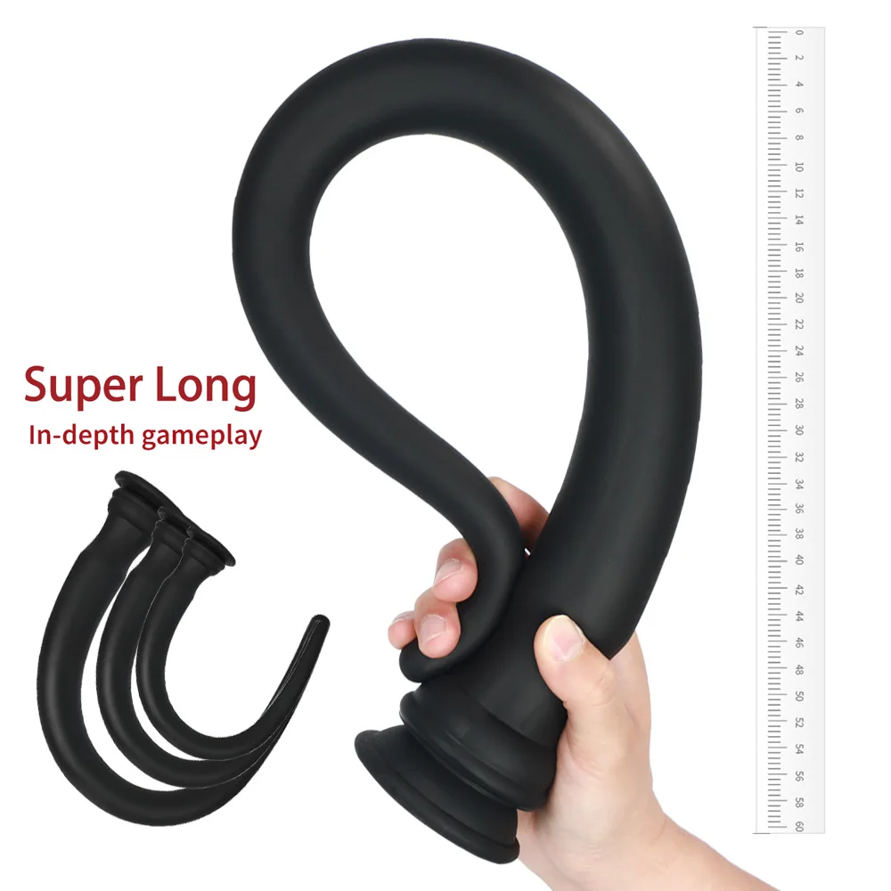 Большой длинный вагинальный Анальная пробка фаллоимитатор ануса мастурбатор
