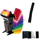 12 цветов гелевый фильтр рассеиватель для вспышки софтбокс студийный светофильтр для камеры Прямая поставка Оптовая Продажа дропшиппинг