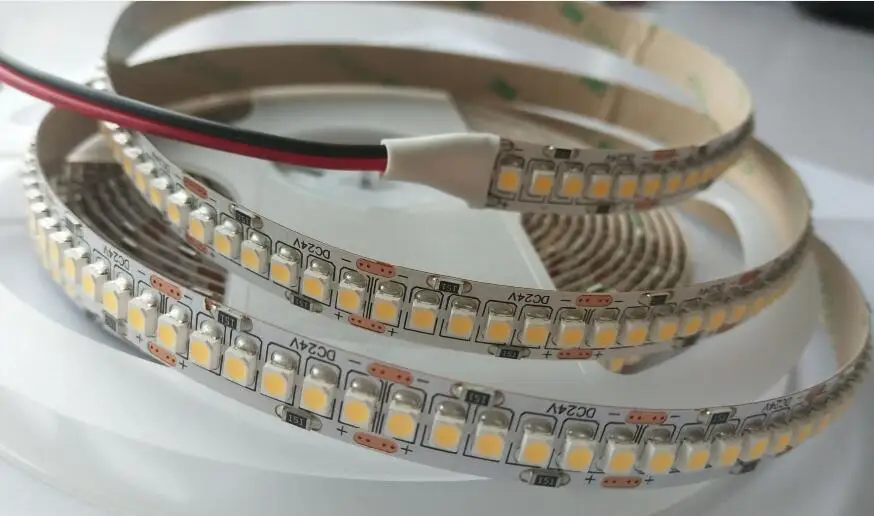 Promotion High Density SMD3528 240leds/m LED Strip Light 4000K 24vdc 5meter 1200leds CRI80+ Continuous Lighting | Освещение