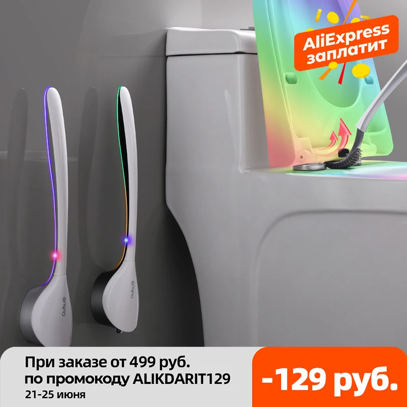 TPR силиконовая щетка для унитаза без мертвых углов мытья туалетной щетки Бытовая