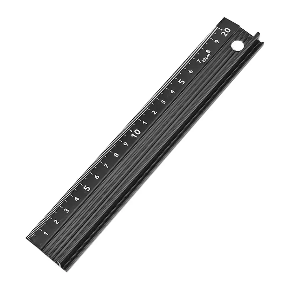 Линейка прямая для деревообработки металлическая противоскользящая|Шаблоны| |