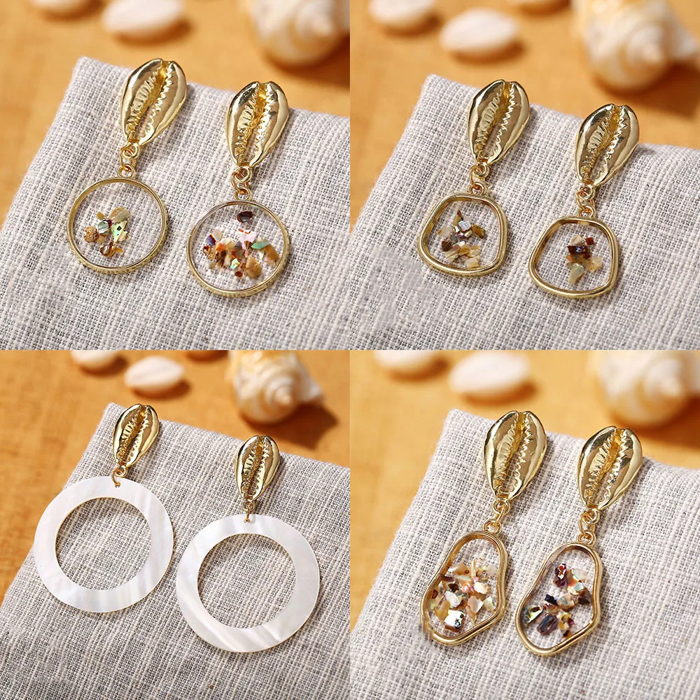 Серьги гвоздики креативный Ретро прозрачный фруктовый нерегулярный серьги Bijoux