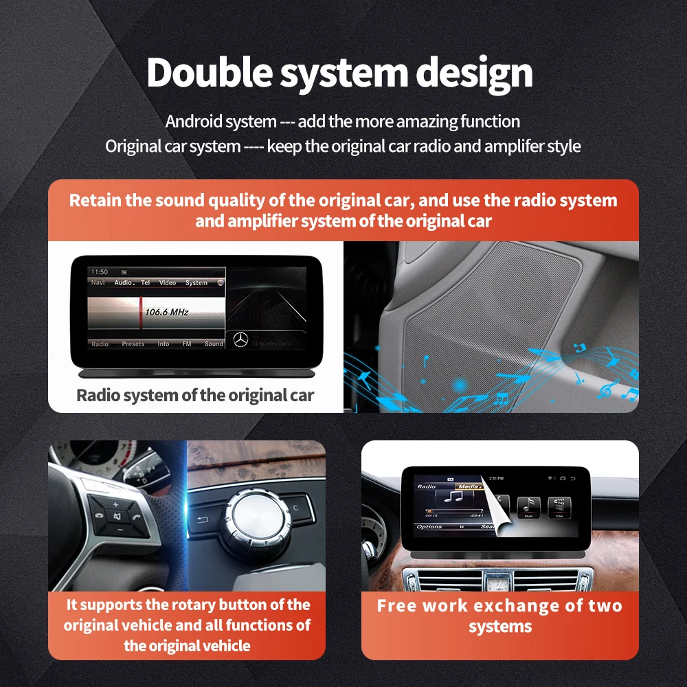 Prelingcar Android 9 0 для Mercedes Benz MB GLE ML M Class W166 2012 13 14 15 автомобильный Радио мультимедийный