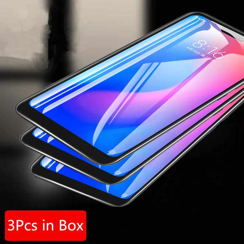 3 шт стекло для Redmi 8 8A закаленное полное покрытие клея Защитная пленка экрана Xiaomi a