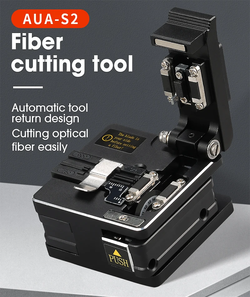 

FTTH Высокая точность режущий инструмент AUA-S2 волоконно-оптический Тесак для разделки кабеля Ножи волоконный Тесак