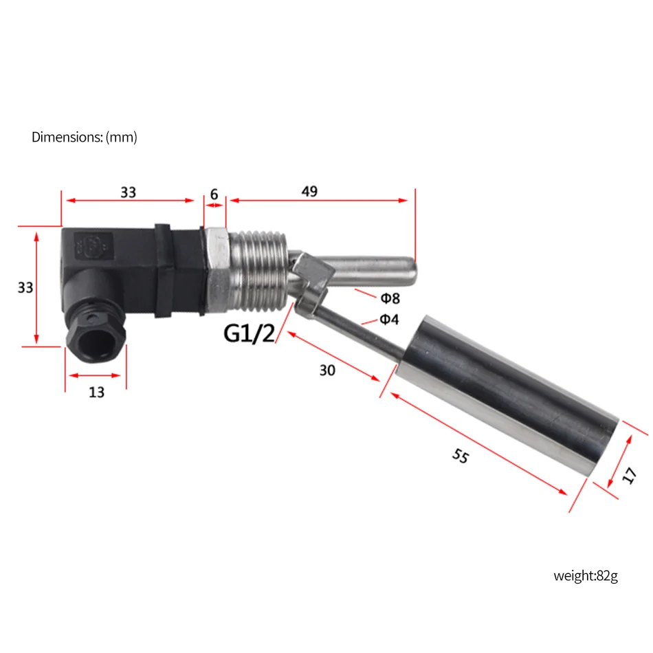 ESC19 Duckbill Type Stainless Steel Small Float Level Controller Water Switch Sensor | Инструменты