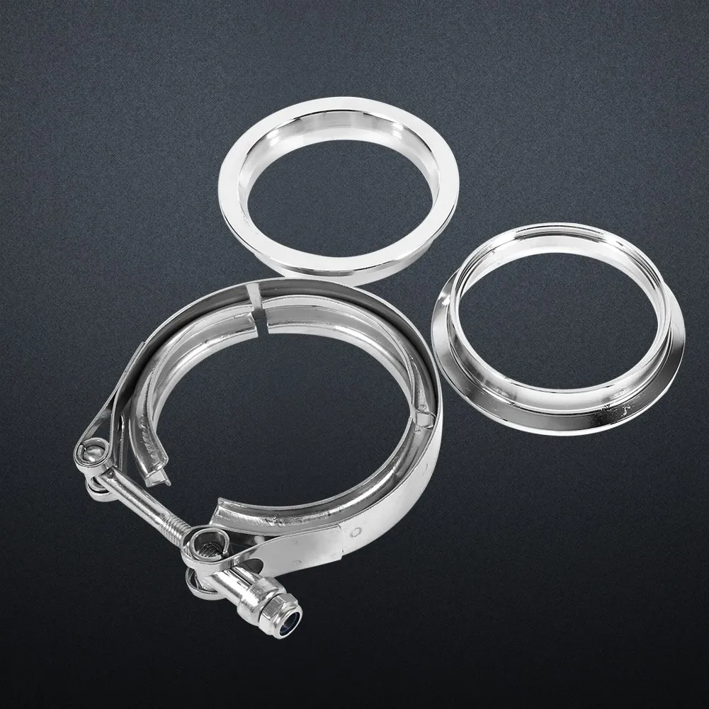 3-дюймовые автомобильные алюминиевые фланцевые V-образные выхлопные хомуты V-Band |