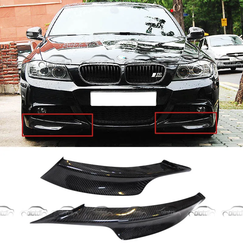 OLOTDI E90 LCI M-TECH углеродное волокно авто передний бампер сплиттер спойлер фартук