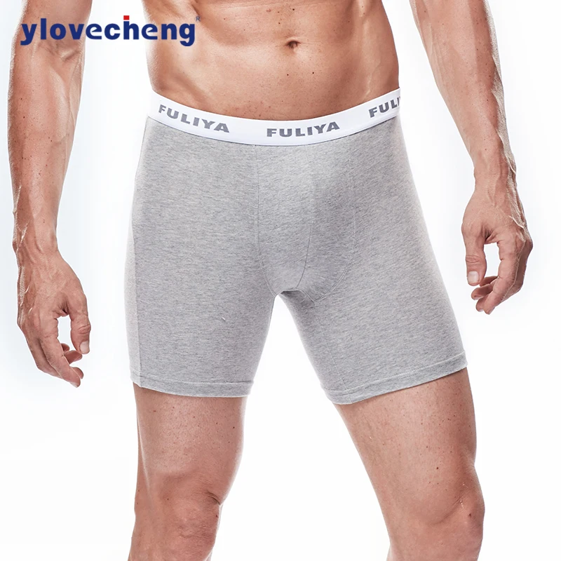 

Men's long large size boxers sports running fitness free cotton underwear high quality special deal quantity is not much