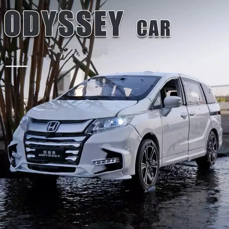 

1:32 Honda Odyssey MPV Alloy Automobile Model Die-casting Metal High Simulation Acousto-optic Toy Car Business Car Decoration