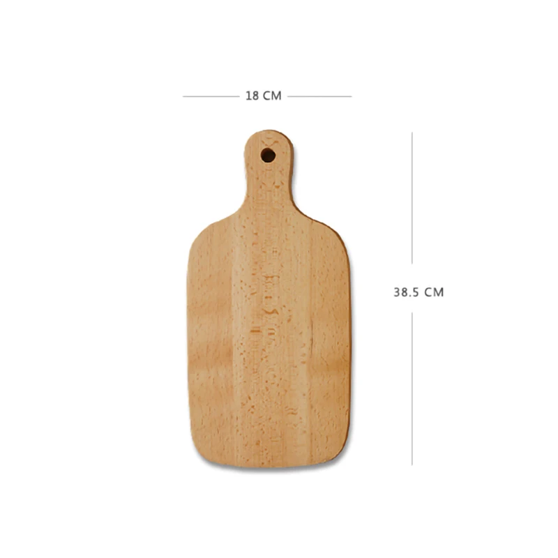

New Design Brief Style Kitchen Tool Solid Wood Vegetable Fruit Bread Chopping Block
