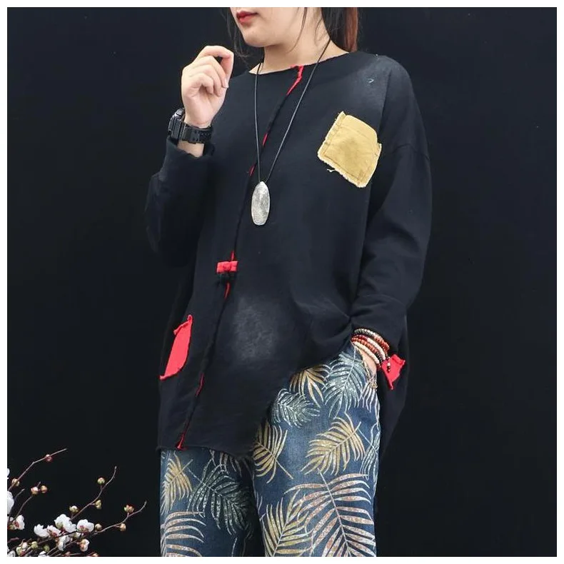 Max LuLu модная Корейская женская одежда в стиле панк Осенние Топы женские лоскутные милые футболки винтажные футболки с длинными рукавами большие размеры