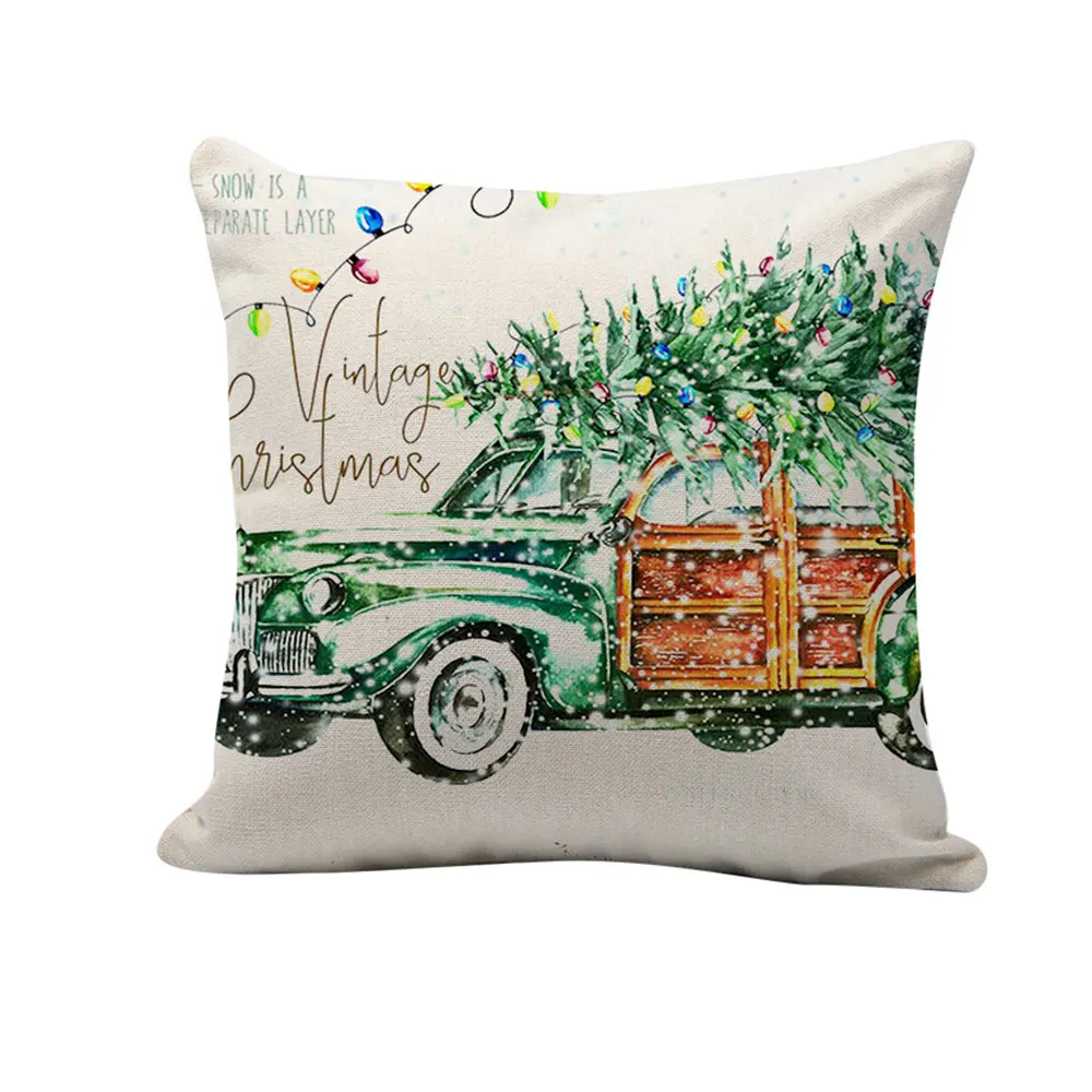 Наволочка Новая серия День благодарения автомобиль шаблон диван обнимает Офис