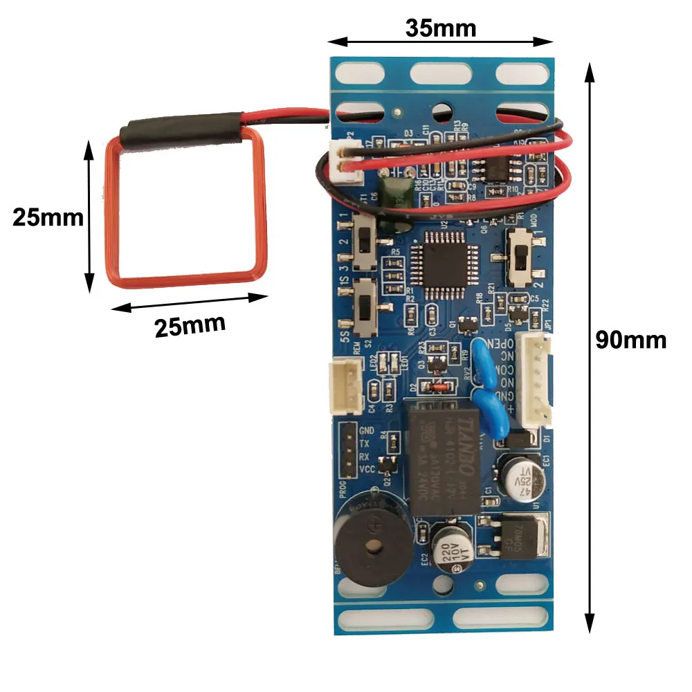 RFID EM/ID встроенный контроль доступа домофон Лифтовое управление с 2 материнской