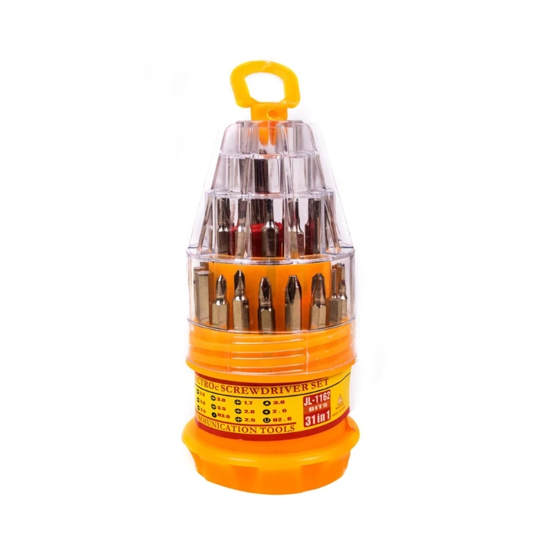 

31 in 1 Multifunction Combination Screwdriver Set Pagoda Shape Manual Maintenance Repair Tool