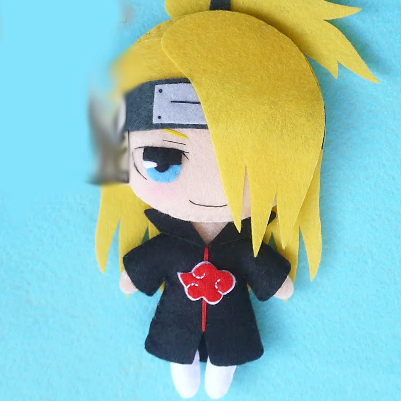 Q Style Handwork DIY Material Anime Cartoon Naruto Hokage Uzumaki Toy Keychain Bag Cosplay Doll for Boy Girl Gift 1 pcs | Тематическая
