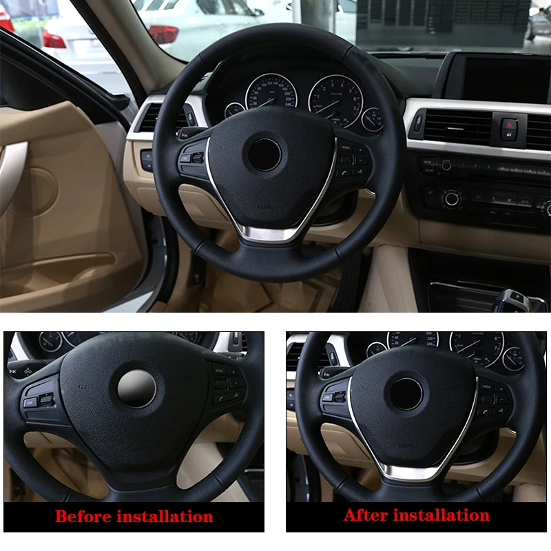 Обшивка руля блестки украшение интерьера ABS хромированная отделка и стайлинг из