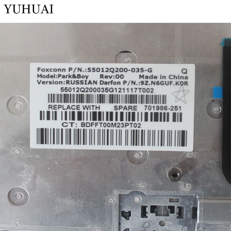 Новая русская клавиатура для hp EliteBook 8560p 8570P 8560B 6560b 6565b 6560P RU Клавиатура для ноутбука с мышкой полюс 701986-251