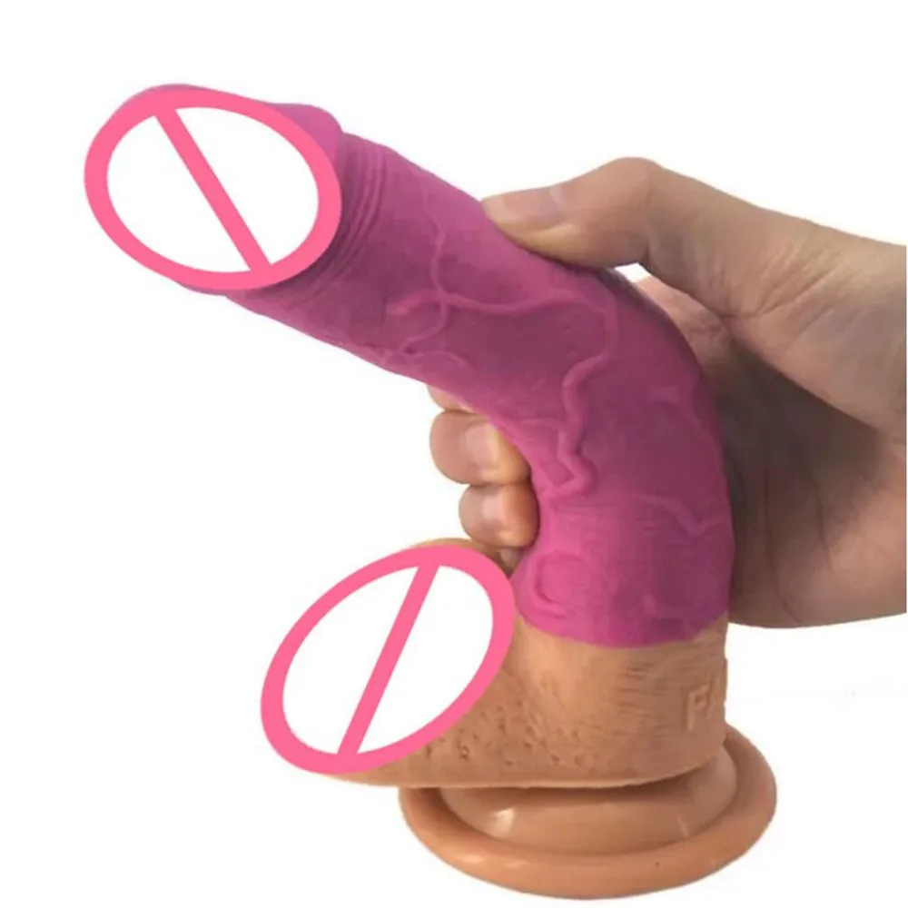 Силиконовый фаллоимитатор на присоске мужской супер большой искусственный