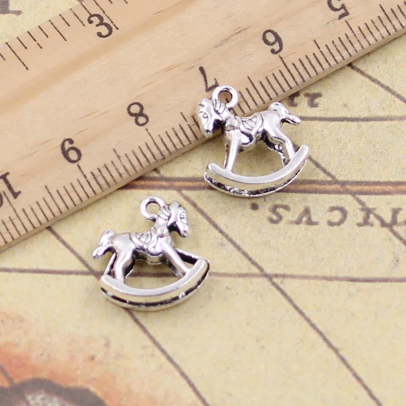 

Подвески для игрушек «трояньская лошадь», 14x15x5 мм, антикварные серебряные подвески, изготовление ювелирных изделий своими руками, 25 шт.