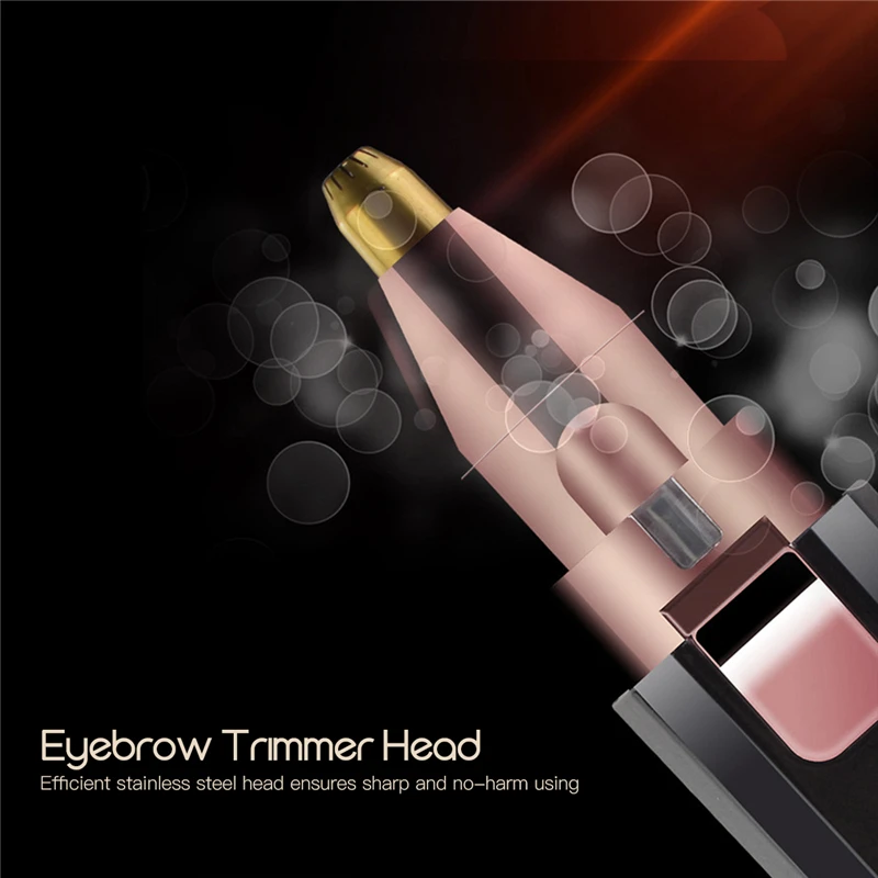 

Battery Powered Electric Facial Hair Remover Razor Depilator Eyebrow Trimmer Bikini Razor Face Trimmer Women Shaving Machine