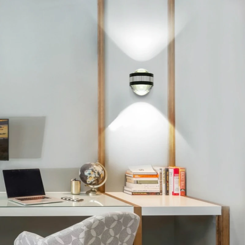 Современные сферические Алюминий Настенные светильники для гостиной спальни