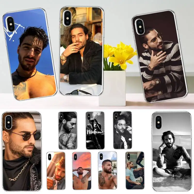 

Maluma Colombian singer Phone Case Transparent soft For iphone 12 11 13 7 8 6 s plus x xs xr pro max mini