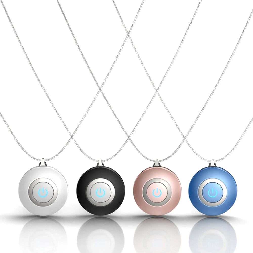 Носимый очиститель воздуха ожерелье Мини Портативный USB генератор отрицательных