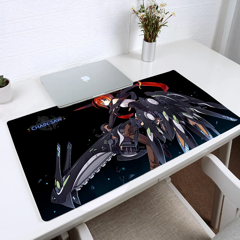 

DIY HD Printing Large Mousepad Non Slip Nature Rubber 40x80 Keyboard Carpet Mouse Mat Anime Girl