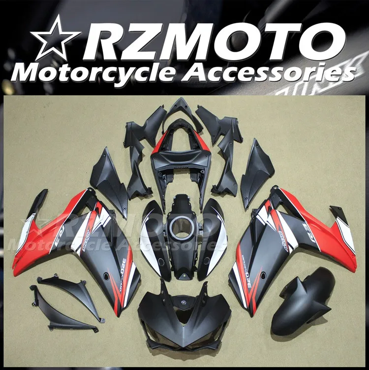

4 подарка, новый комплект обтекателей из АБС-пластика для YAMAHA YZF-R3 15 16 17 18 YZF-R25 R3 R25 2015 2016 2017 2018, набор обтекателей красного и черного цвета