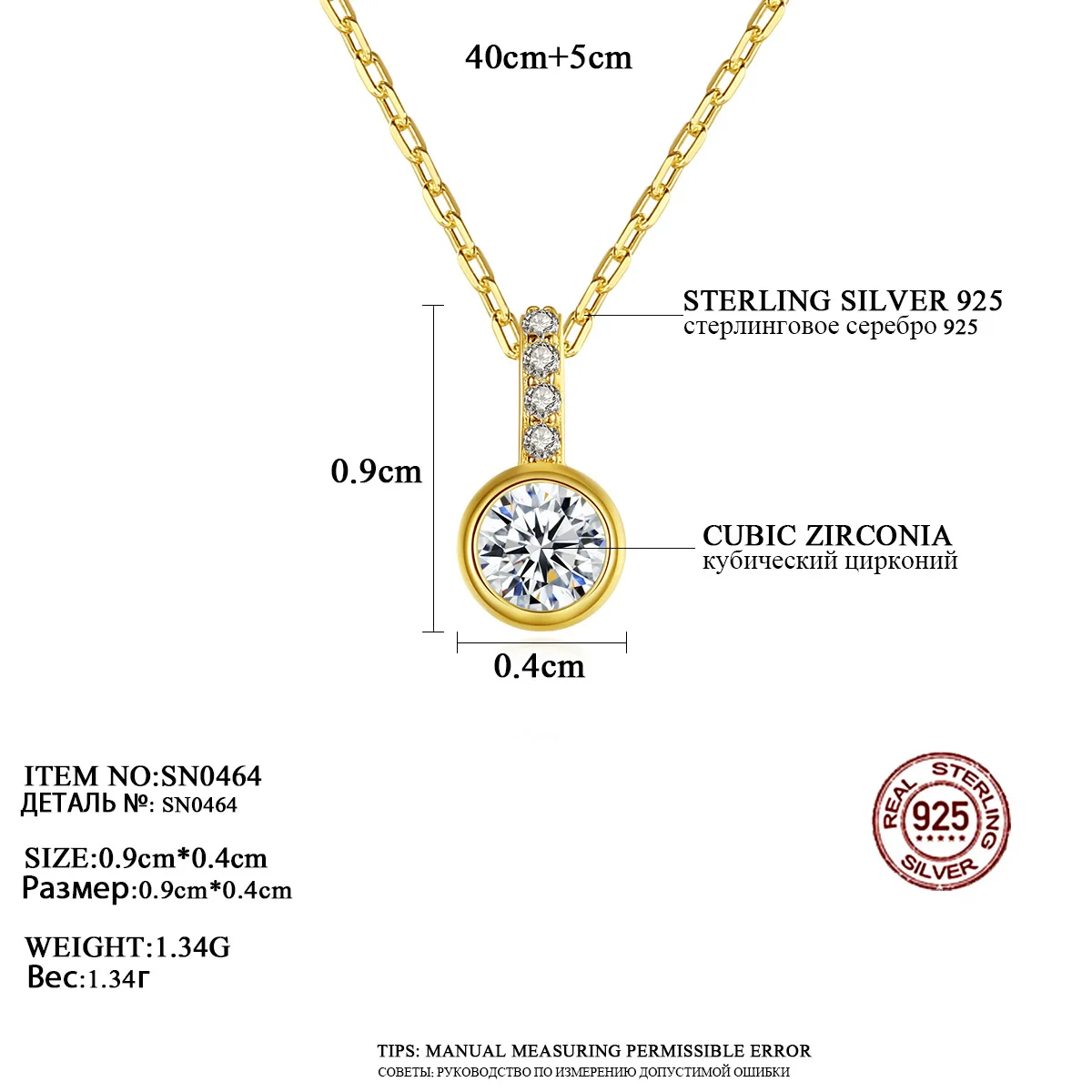 

TT-49 S925 silver pendant necklace female Korean version micro-inlaid zircon necklace jewelry gift birthday party
