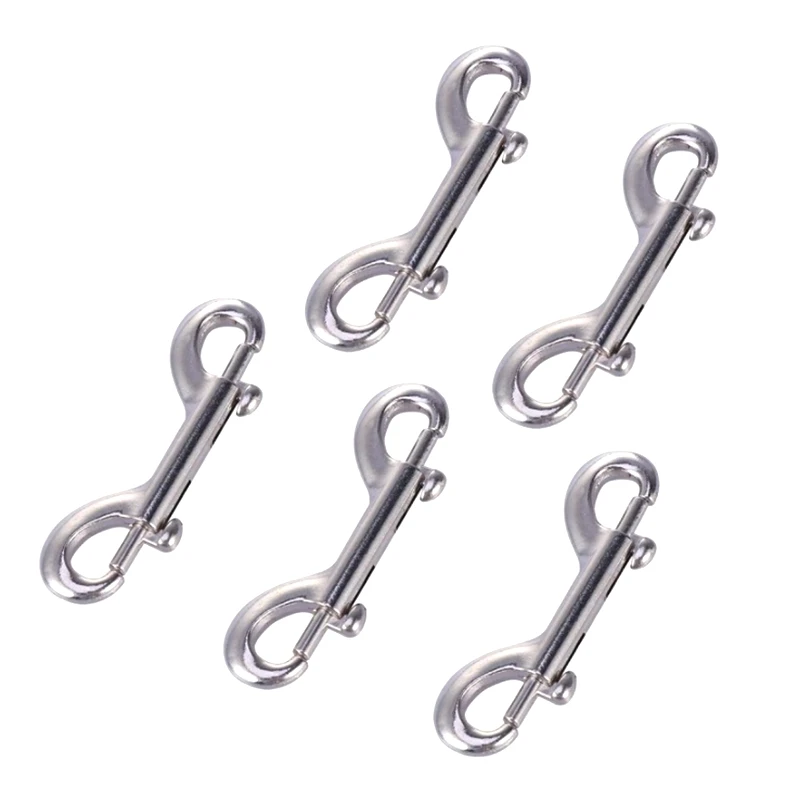 

New-5PCS Marine Double End Bolt Clips Heavy Duty Snap Hook for Diving Pet