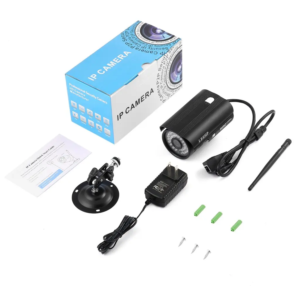 LESHP HW24 1080P 2 0 мегапиксельный прогрессивный CMOS ДАТЧИК 36 шт. ИК светодиод с WIFI