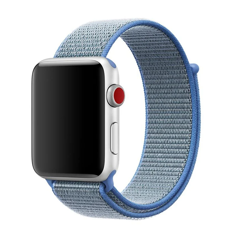 Нейлоновый спортивный ремешок для Apple Watch 1/2/3 легкий мягкий дышащий тканый 38/42 мм |