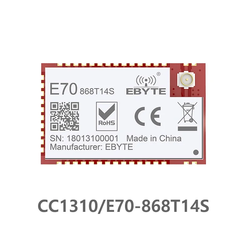E70 868T14S CC1310 IC 868 MHz IOT SMD rf беспроводной ресивер и передатчик RF модуль|Фиксированные